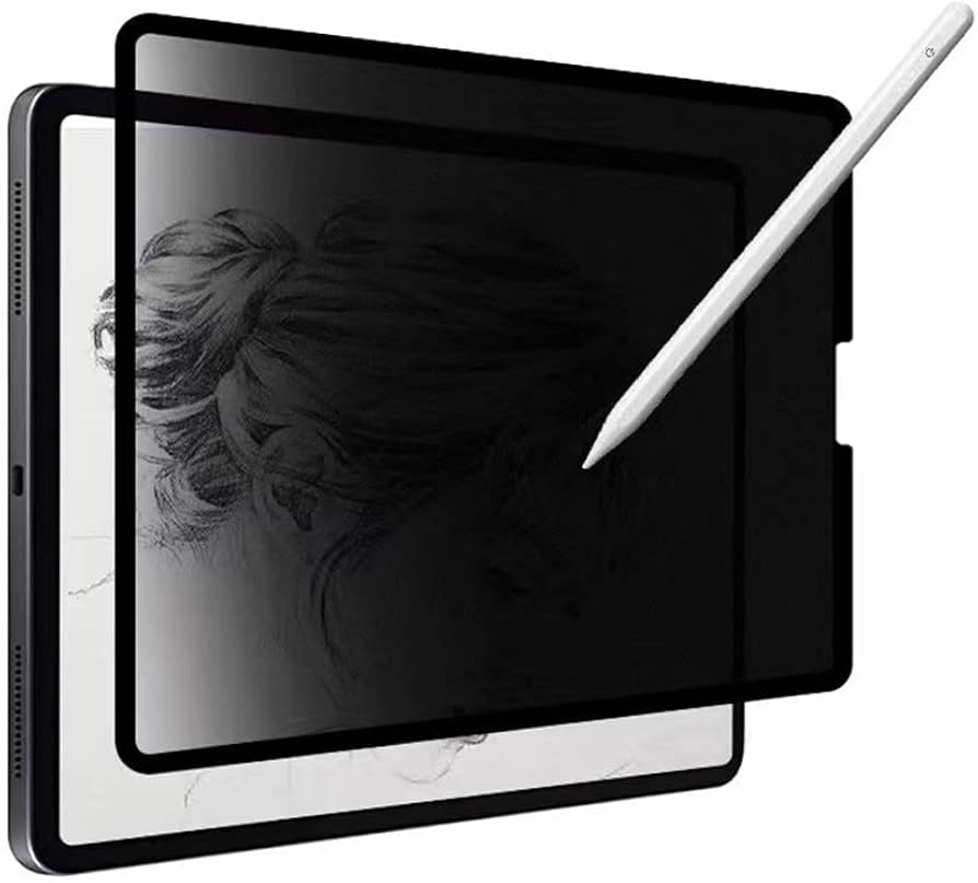 Amazon.co.jp: 【覗き見防止】ペーパーテクスチャ フィルム 着脱式