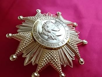 Amazon.co.jp: 復刻フランスレジオンドヌール勲章(金色副章)フランス