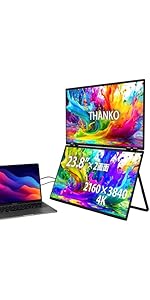 Amazon.co.jp: THANKO Mac/Windows両対応 上下2画面拡張ポータブル