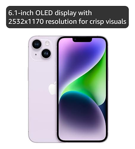 Amazon.com: Apple iPhone (Renewed Premium) 14, 128GB, Purple