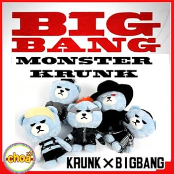 Amazon.co.jp: BIGBANG X KRUNK [MONSTER] VER. BEAR ぬいぐるみ 2015