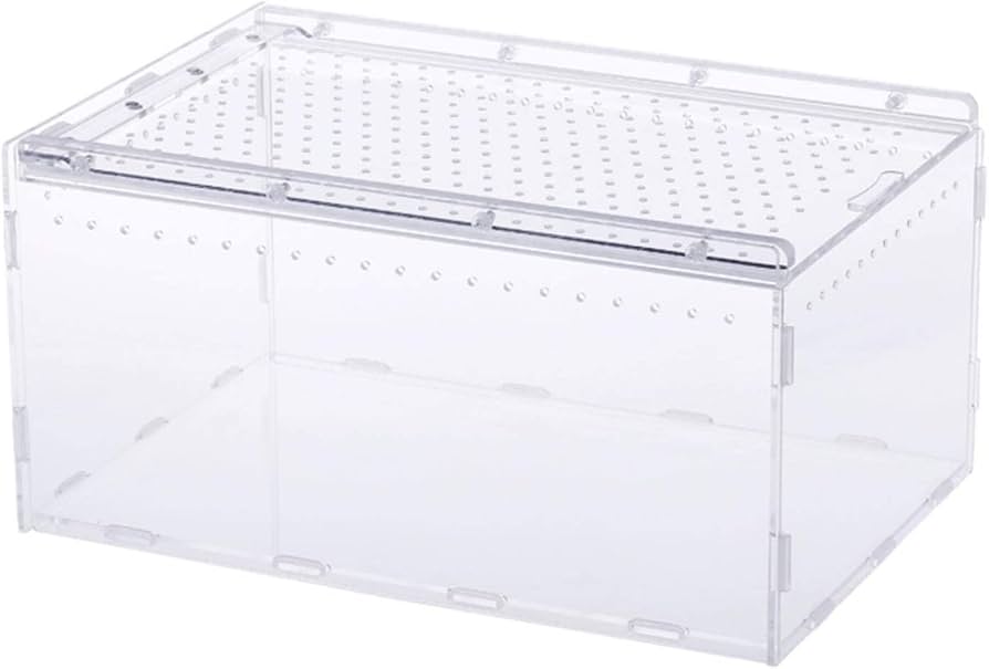 Amazon | 飼育ケース 爬虫類 ケージ 昆虫飼育ケース 飼育容器 無色