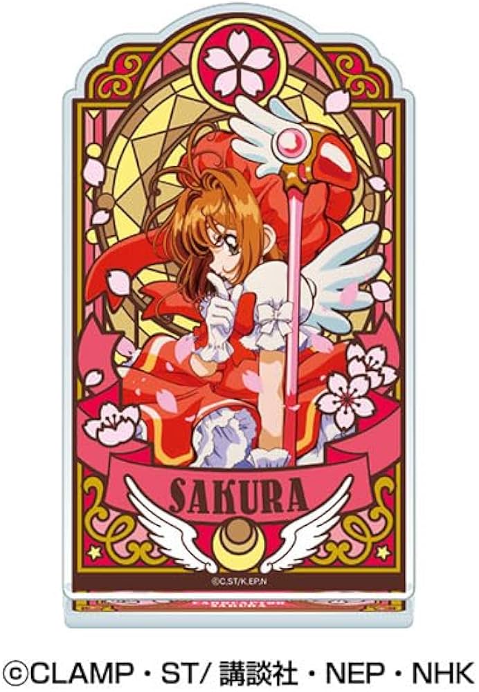 Amazon.co.jp: カードキャプターさくら ステンドグラス風アクリル