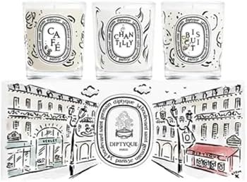 Amazon.co.jp: DIPTYQUE カフェベルレットキャンドルセット、ホワイト