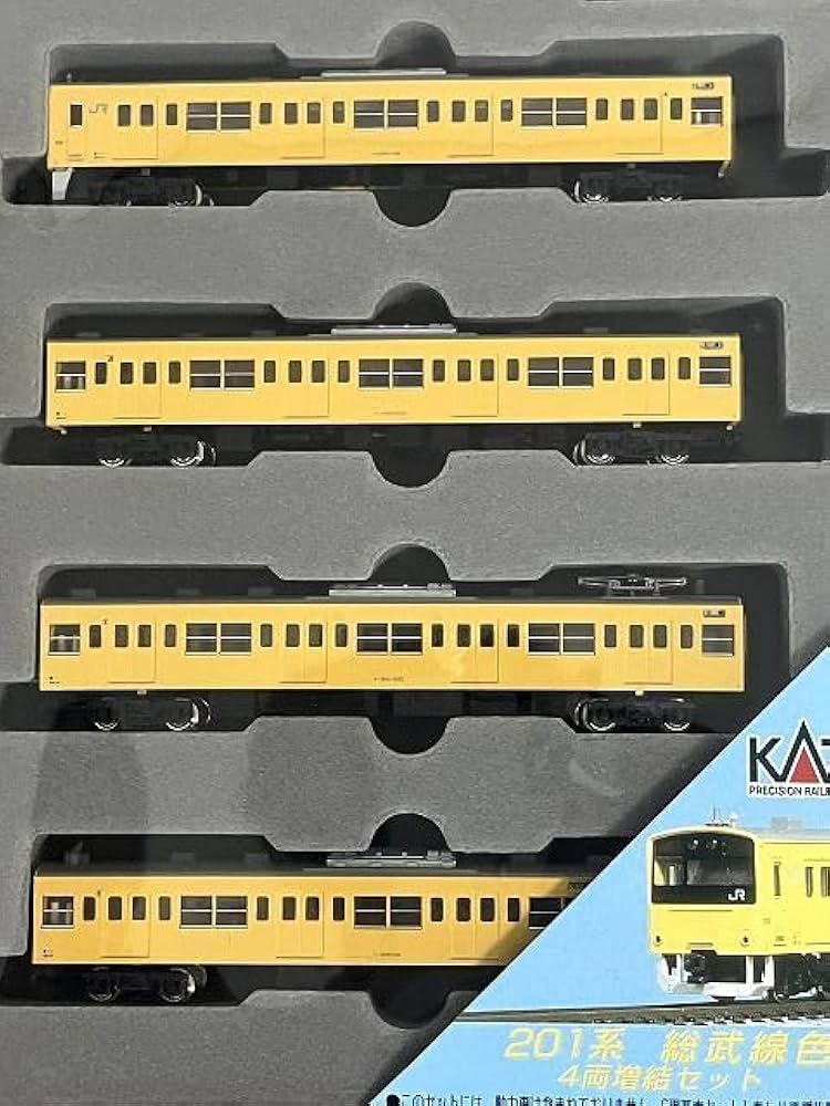 Amazon.co.jp: KATO Nゲージ 201系 総武線色 増結 4両セット : おもちゃ