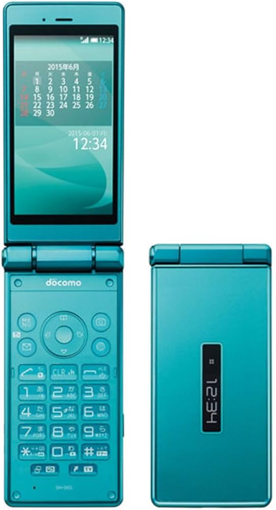 Amazon | SH-06G (ブルーグリーン) | シャープ(SHARP) | 携帯電話本体