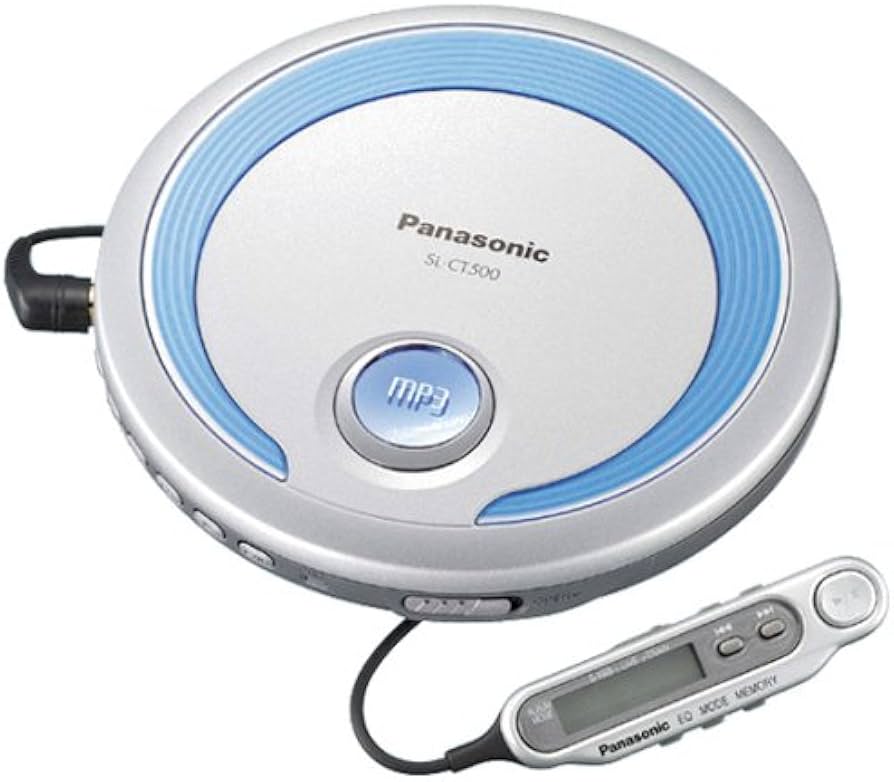 Amazon.co.jp: Panasonic SL-CT500-A ポータブルCDプレーヤー (ブルー