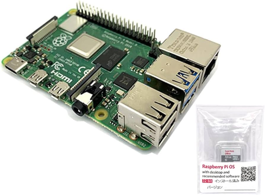 Amazon.co.jp: 共立電子産業 ラズパイ4B 8GB スターターセット
