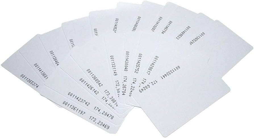 Amazon.com : Meikuler 125Khz RFID Proximity Cards, 0.8mm ID Card