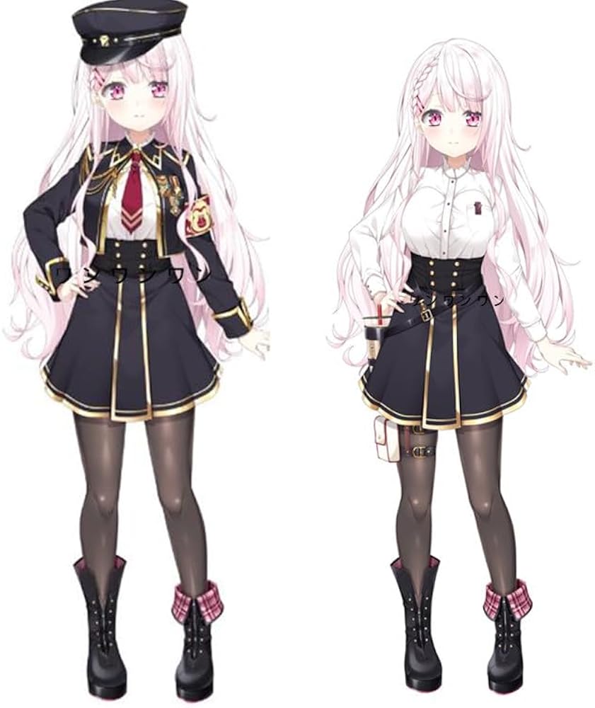 Amazon.co.jp: [ワンワンワン] vtuber 椎名唯华 軍服 コスプレ衣装