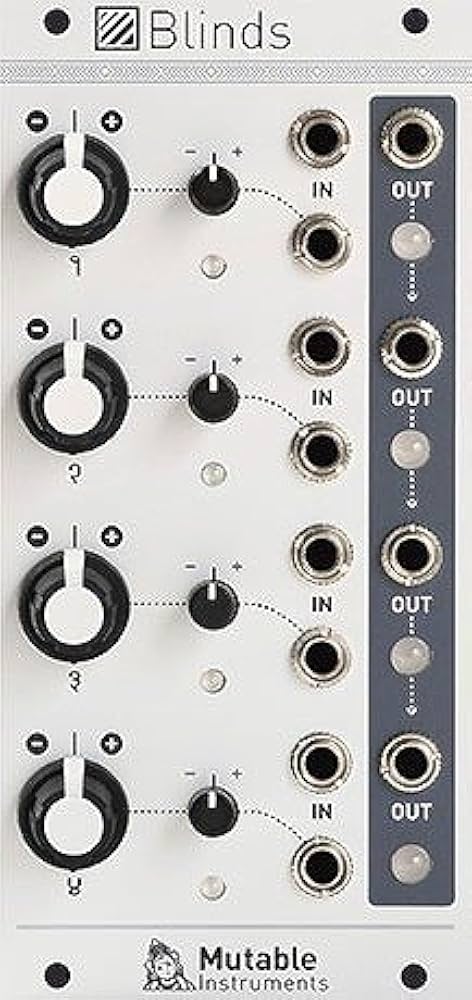 Amazon | Mutable Instruments MM Blinds ユーロラック モジュラー