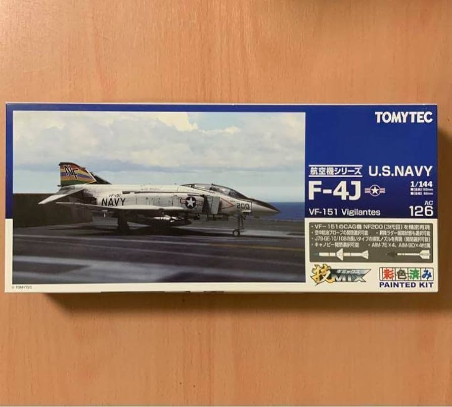 Amazon | 技MIX/AC126 F-4J VF-151 Vigilamtes 模型 プラモデル