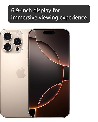 Amazon.com: Apple iPhone 16 Pro Max, 256GB, Desert Titanium - T