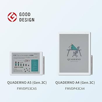 電子ペーパー QUADERNOA4 B6FK-5121-01 電子ペーパー QUADERNOA4 B6FK