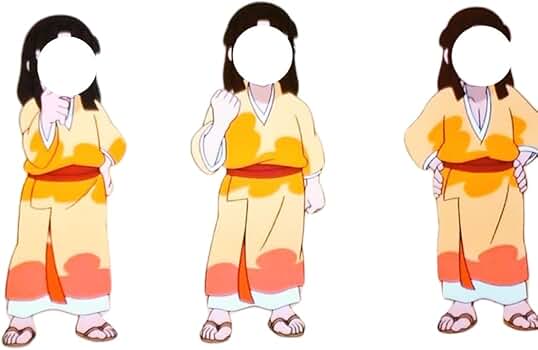 Amazon.co.jp: [Wo Wo 商贸] 忍たま乱太郎 喰満留三郎女装 風コスプレ