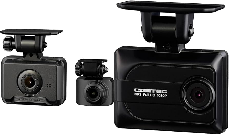 Amazon | 【セット買い】コムテック ドライブレコーダー ZDR043 前後2