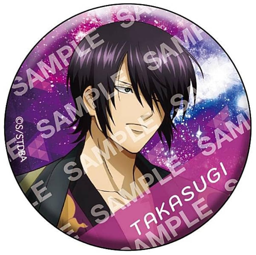 銀魂 じぇいわーるど J-WORLD 花鳥風月 高杉晋助 缶バッジ 銀魂 じぇい