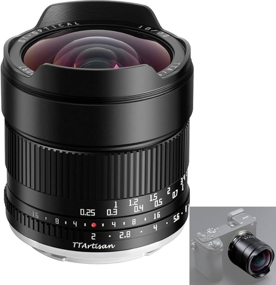 Amazon.com : TTARTISAN 10mm F2 Lens for Sony E-Mount Cameras 10mm