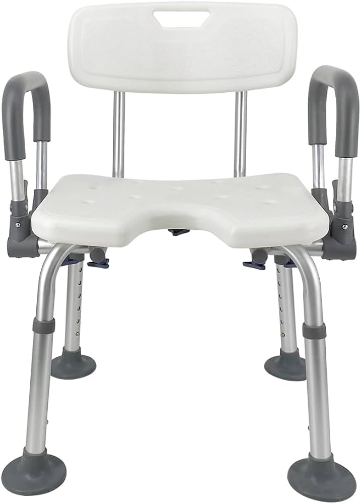 Amazon.co.jp: RAKU シャワーチェア 介護用お風呂椅子 肘掛け 6段高さ