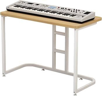 Amazon | 電子ピアノ 台 木製 電子ピアノスタンド ピアノ台 見た目も