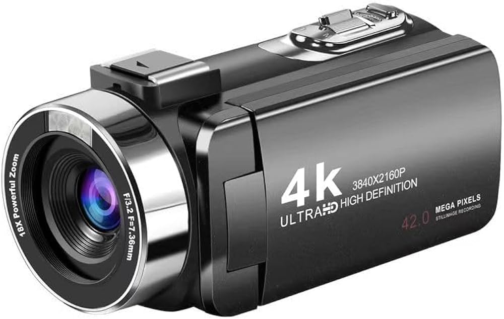 Amazon | Shulala ビデオカメラ 901A-BS 4K ビデオ録画 写真撮影4200万