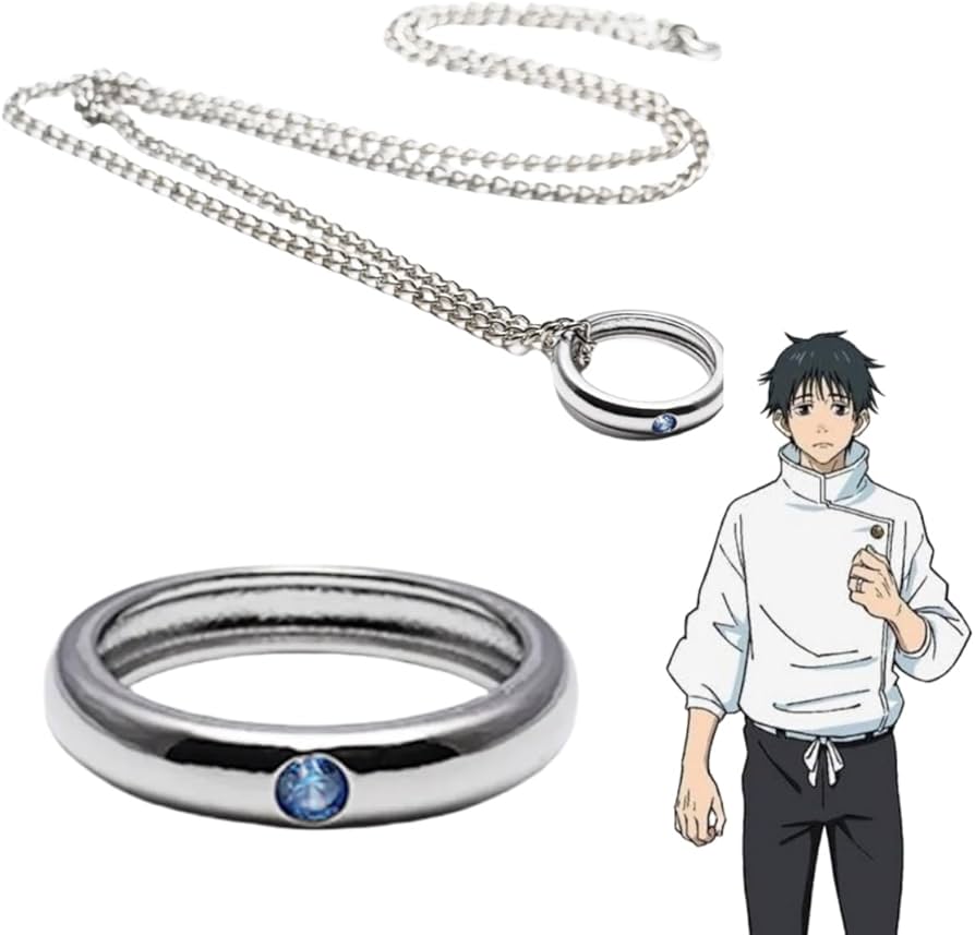 Amazon.co.jp: 呪術迴戦 リング ネックレス 乙骨憂太 祈本里香 婚約