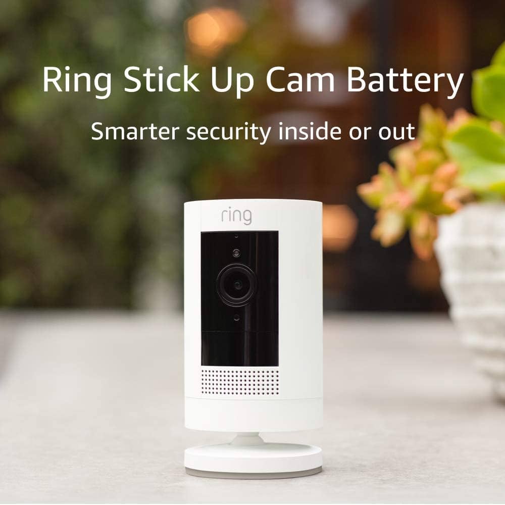Amazon.com: Like-New Ring Stick Up Cam Battery HD security camera