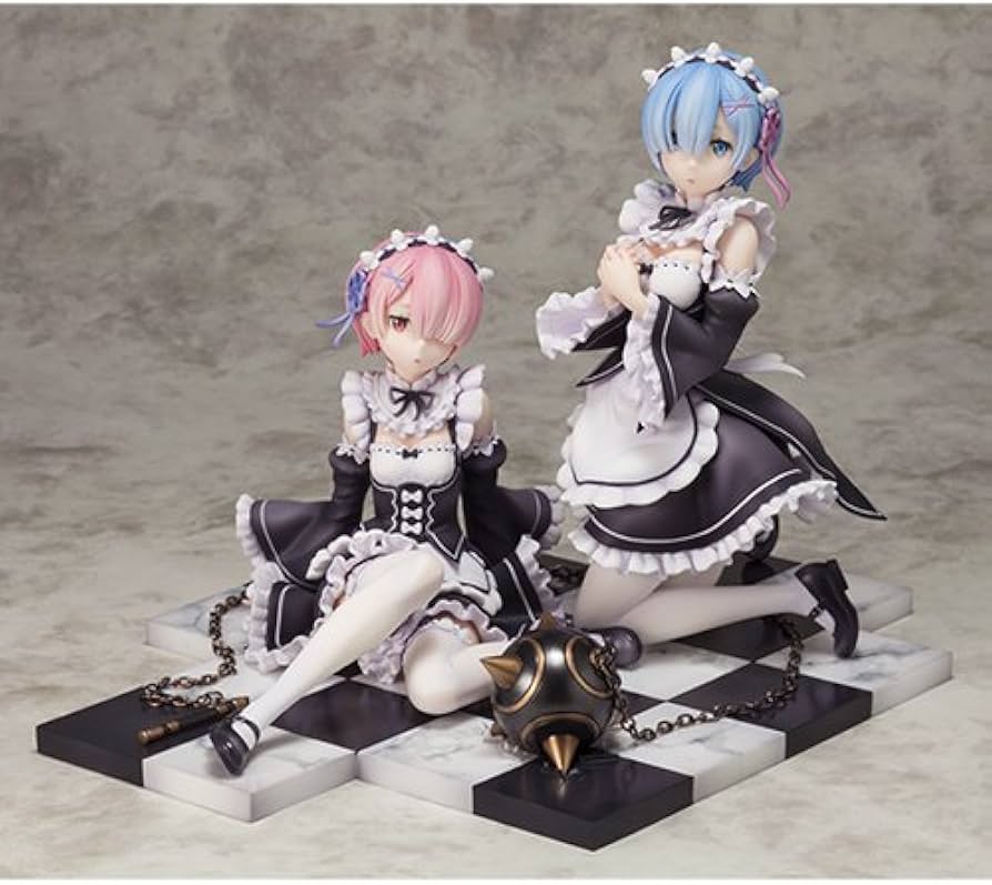 Amazon | Re:ゼロから始める異世界生活 レム ラム フィギュア 電撃