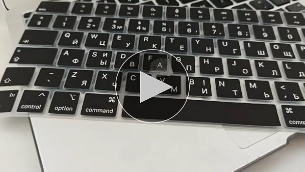 Amazon.com: HRH Ukrainian Language Silicone Keyboard Cover for