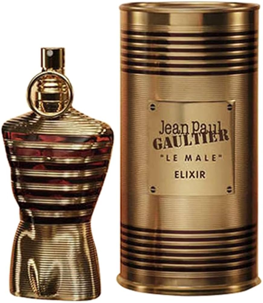 Amazon | Jean Paul Gaultier Le Male Elixir Parfum, 75 ml (Pack of