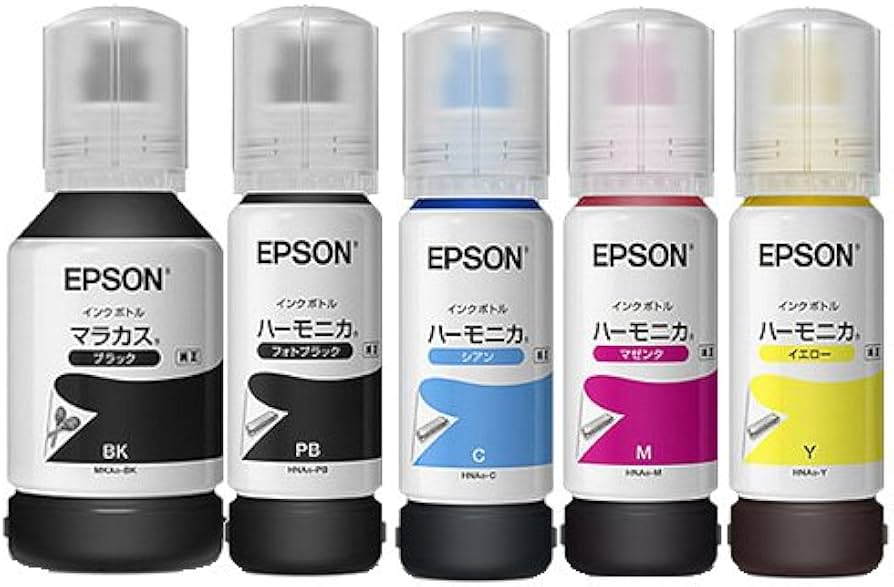 Amazon.co.jp: EPSON インクボトル MKA/HNA 5本セット 純正 : パソコン