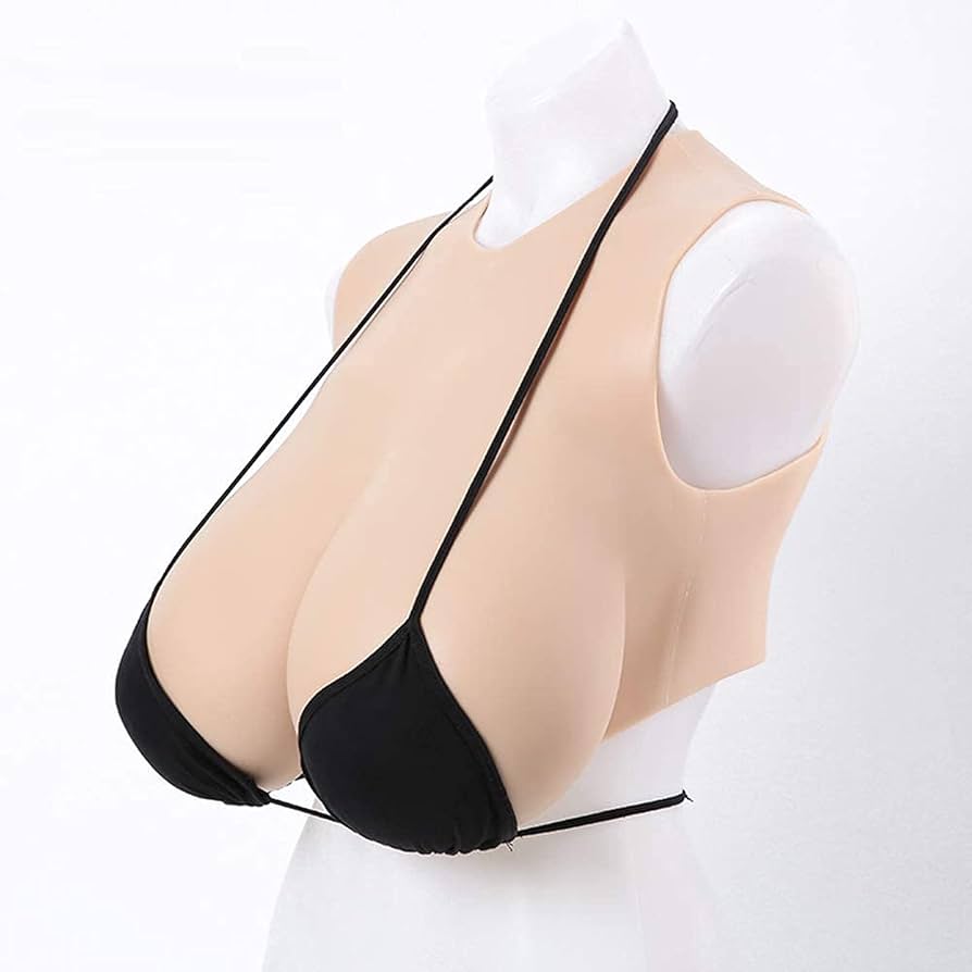 Amazon.co.jp: 新開発品 第 6 世代ハイネック式 シリコンバスト 大