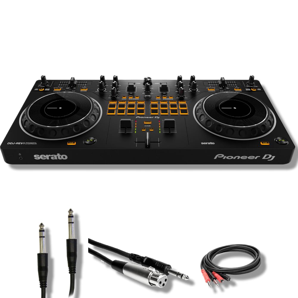 Amazon.com: Pioneer DDJ-REV1 DJ Controller Bundle with Essential
