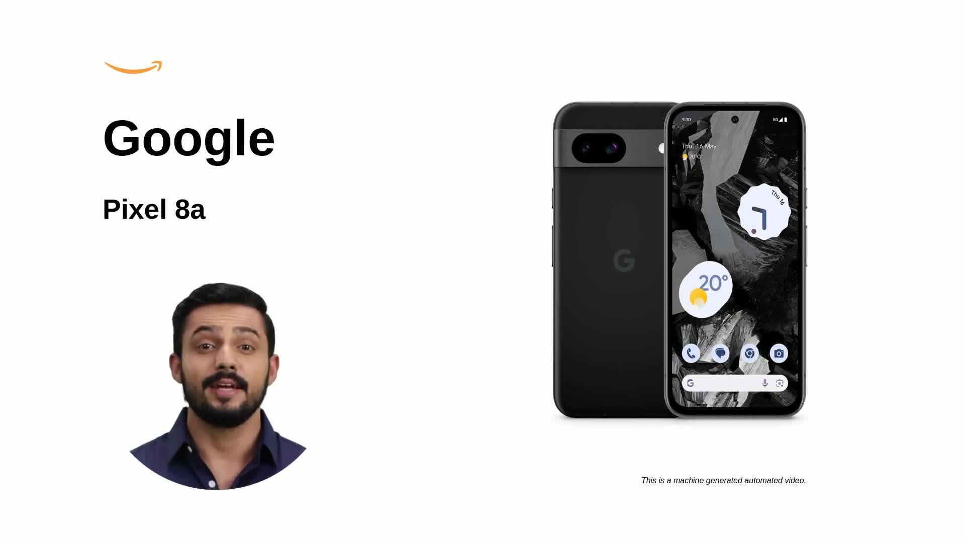 Google Pixel 8a (Obsidian, 128, GB, 8, GB) : Amazon.in: Electronics