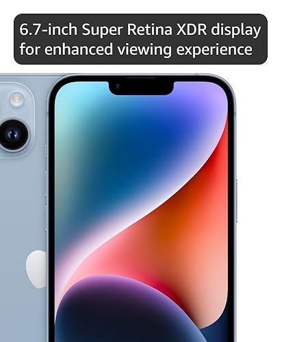 Amazon.com: Apple iPhone 14 Plus, 128GB, Blue - Unlocked (Renewed