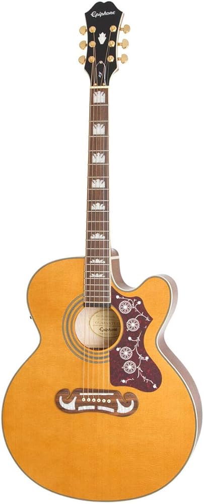 Amazon | Epiphone J-200 EC Studio Vintage Natural エレクトリック