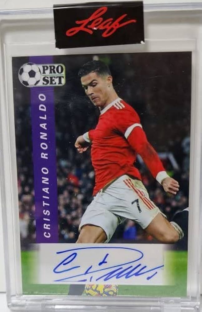Amazon.co.jp: サッカークリスティアーノ・ロナウド 22 Leaf Pro Set 9