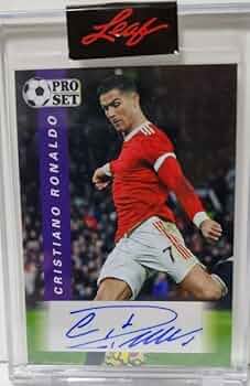 Amazon.co.jp: サッカークリスティアーノ・ロナウド 22 Leaf Pro Set 9