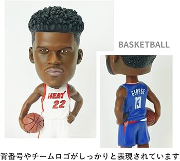 Amazon.co.jp: NBA バスケットボール 選手 ボブルヘッド フィギュア