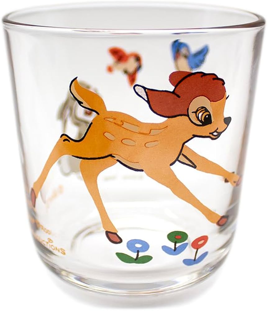 Amazon｜ディズニー 「 バンビ 」 グラス ガラス タンブラー 約250ml
