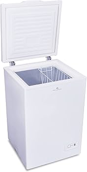 Amazon | アレジア 冷凍庫 家庭用 上開き 103L スリム ストッカー