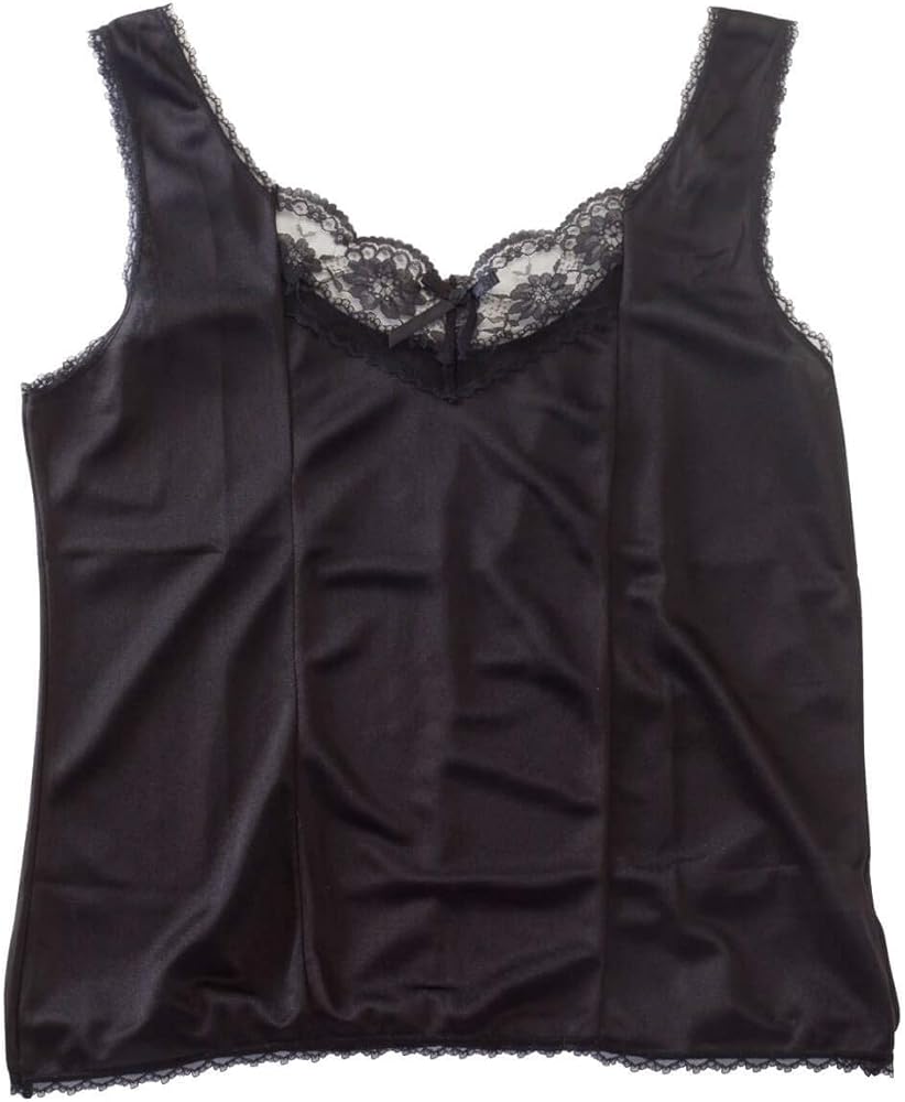 Anti-Static Camisole, Black, Small at Amazon Women's Clothing store