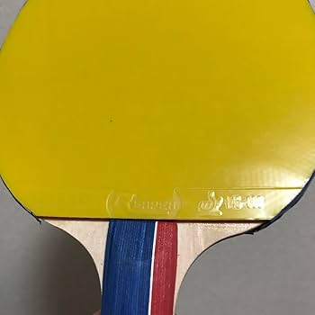 Amazon.co.jp: 卓球 ラケット 両面ラバー付き 裏ソフト＋粒高ラバー