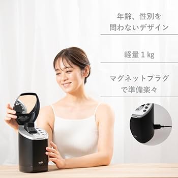 Amazon.co.jp: 温スチーム×化粧水ミスト フェイススチーマー nicoja