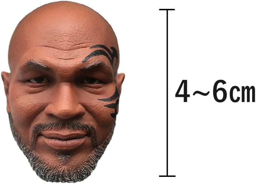 Amazon.co.jp: マイク・タイソン リアル 顔面 フィギュア 1/6 スケール