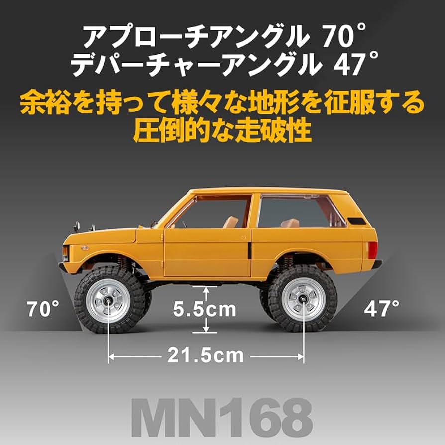 Amazon.co.jp: MNモデル 1:12 初代レンジローバーMN-168 SUVラジコン