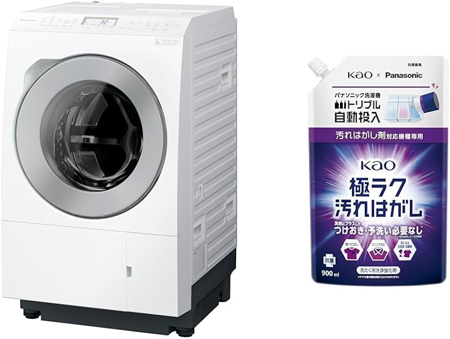 Amazon | 【専用洗剤付】パナソニック ドラム式洗濯乾燥機 幅63.9cm