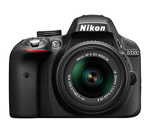 Buy Nikon D3300 24.2MP Digital SLR (Black) + AF-P DX NIKKOR 18