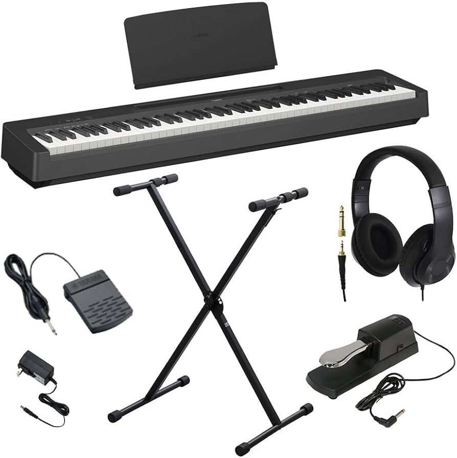 Amazon | ヤマハ P-145B 電子ピアノ Xスタンド・ダンパーペダル