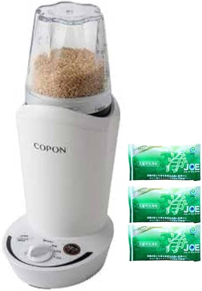 Amazon | MK精工 小型精米機 新型 COPON（コポン） 2合用 ホワイト